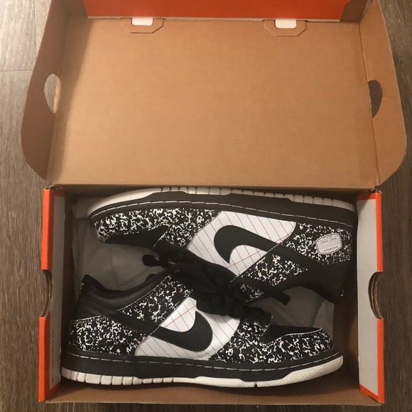 nike dunks notebook edition